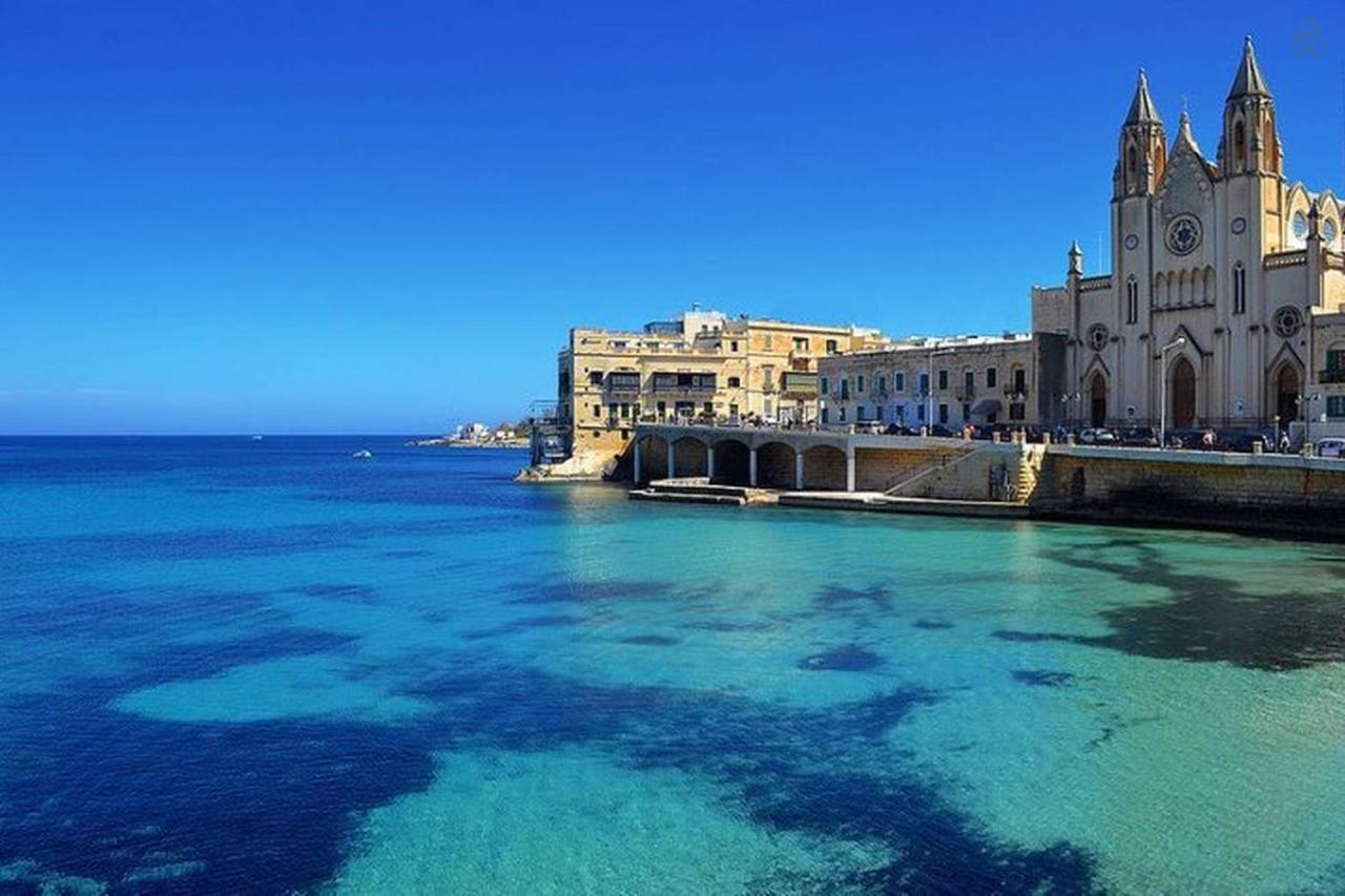 Splendid Seaside Retreat On Spinola Bay Apartment St. Julian's Exterior foto