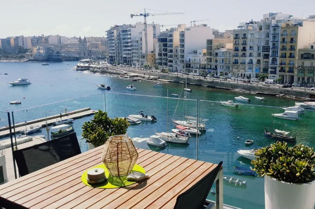 Splendid Seaside Retreat On Spinola Bay Apartment St. Julian's Exterior foto