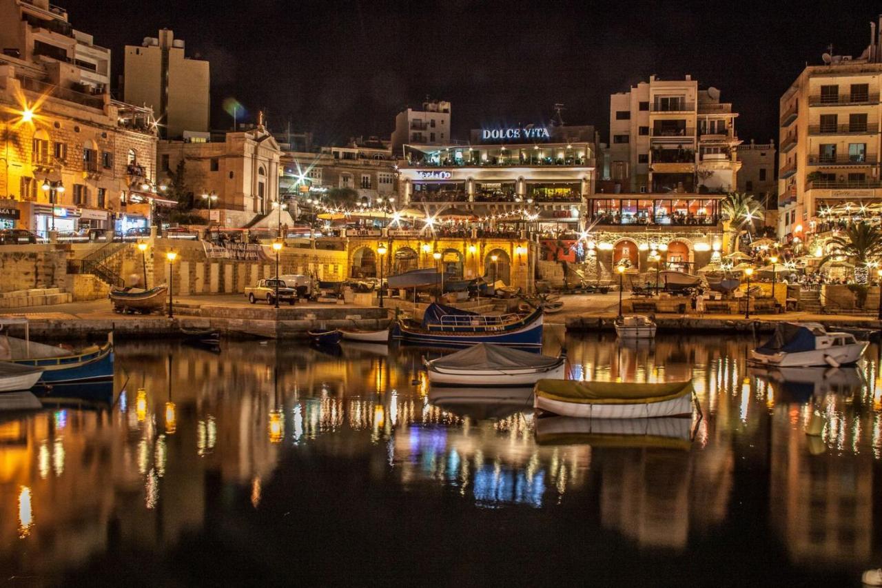 Splendid Seaside Retreat On Spinola Bay Apartment St. Julian's Exterior foto
